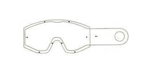 POLYWEL SZYBKA DO GOGLI Z ZACZEPAMI (BEZBARWNA) OAKLEY CROWBAR