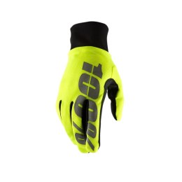 100 PROCENT RĘKAWICE ZIMOWE CROSS/ENDURO MODEL HYDROMATIC NEON YELLOW (WODOODPORNE) KOLOR ŻÓŁTY FLUO ROZMIAR XL STARY KOD: 10011