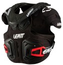 LEATT OSŁONA KLATKI PIERSIOWEJ Z OSŁONĄ SZYI / KARKU NECK BRACE FUSION VEST 2.0 JUNIOR (DZIECIĘCA) KOLOR CZARNY ROZMIAR XXL (150