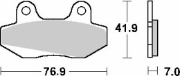 SBS PROMOCJA KLOCKI HAMULCOWE KH86 STREET CERAMIC MITO 50 '99-'06, STELLA 125 '97-'08, HONDA NS-1 50 '91-'94, MBX 50 '83-'85, KY