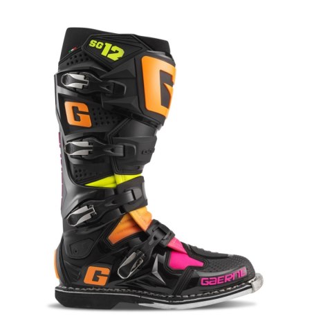 GAERNE BUTY CROSS/ENDURO MODEL SG-12 BLACK/ORANGE/PINK LE KOLOR CZARNY/POMARAŃCZOWY/RÓŻOWY ROZMIAR 41