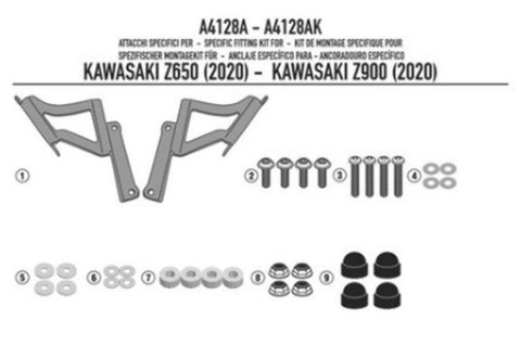 KAPPA MOCOWANIE SZYBY 1176AK KAWASAKI Z 900 (20)