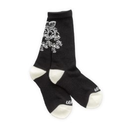 LEATT SKARPETY SKULL SOCKS BLACK KOLOR CZARNY ROZMIAR S/M (38-42) (LIMITOWANE)