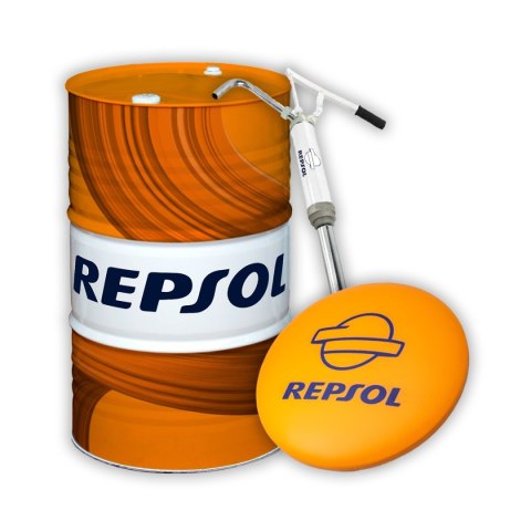 PROMOCJA REPSOL OLEJ SILNIKOWY 4T SMARTER SYNTHETIC 10W40 BECZKA 60L, MA2 SYNTETYCZNY + REPSOL SIEDZISKO I POMPA RECZNA DO BECZK