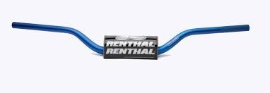 RENTHAL KIEROWNICA 1,1/8 CALA (28,6MM) MX FATBAR HANDLEBAR BLUE MCGRATH / SHORT PADDED PADDED KOLOR NIEBIESKI Z GĄBKĄ