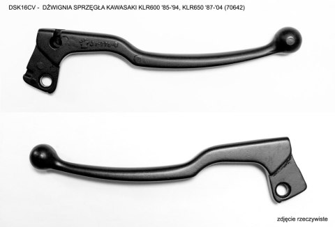 V PARTS (VICMA) DŹWIGNIA SPRZĘGŁA KAWASAKI KLR600 '85-'94, KLR650 '87-'04, KOLOR CZARNY (DSK16CV) = DSS16CV, DSS17CV (73362) (70