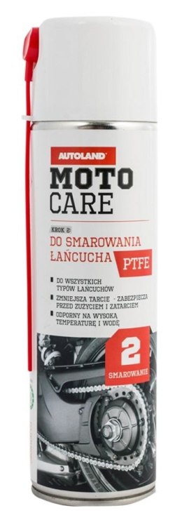 AUTOLAND MOTOCARE BIAŁY SMAR PTFE DO ŁAŃCUCHÓW 0,5L (12)