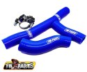 FM-PARTS SILIKONOWE WĘŻE/PRZEWODY CHŁODNICY KTM / HUSQVARNA 250/300 '17-'19 KOLOR NIEBIESKI