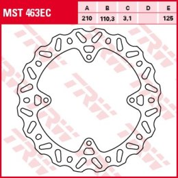 TRW LUCAS TARCZA HAMULCOWA TYŁ KTM SX 85 11-, FREERIDE 250 14-, FREERIDE 350 12-17