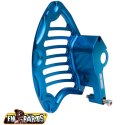 FM-PARTS OSŁONA ALUMINIOWA TARCZY HAMULCOWEJ PRZEDNIEJ KTM / HUSQVARNA '15-'24 KOLOR NIEBIESKI (OŚKA 22MM)