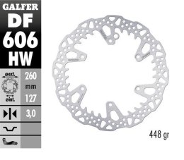 GALFER TARCZA HAMULCOWA PRZÓD KTM SX/EXC/SX-F/EXC-F '93-'23; GS/MX/LC4 '93-'23; GAS GAS EC/EC-F/MC/MC-F '21-'24; HUSQVARNA TC/TE