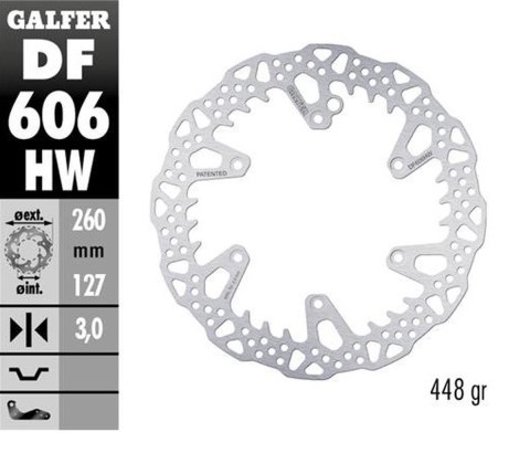 GALFER TARCZA HAMULCOWA PRZÓD KTM SX/EXC/SX-F/EXC-F '93-'23; GS/MX/LC4 '93-'23; GAS GAS EC/EC-F/MC/MC-F '21-'24; HUSQVARNA TC/TE