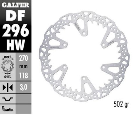 GALFER TARCZA HAMULCOWA PRZÓD YAMAHA YZ 125 '22-'24; YZ 250 '22-'24; YZ 250F '21-'24; YZ 450F '20-'24; WR 250F '17-'24; WR 450F 