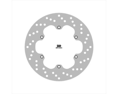 NG TARCZA HAMULCOWA TYŁ APRILIA AF1 125 '88-'93 (240X124X5MM) (6X6,25MM)