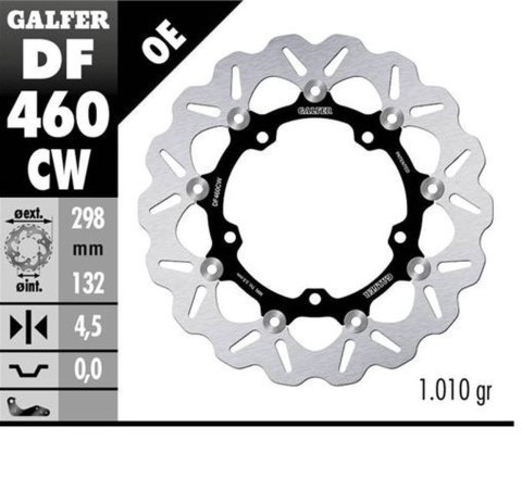 GALFER TARCZA HAMULCOWA PRZÓD YAMAHA MT-03 '16-, YZF R3/R25 '15- (298MM) PŁYWAJĄCA WAVE FLOATING