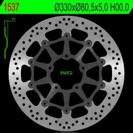 NG TARCZA HAMULCOWA PRZÓD KAWASAKI ZX 10R 16-18 (330X80,5X5) (5X10,5MM)