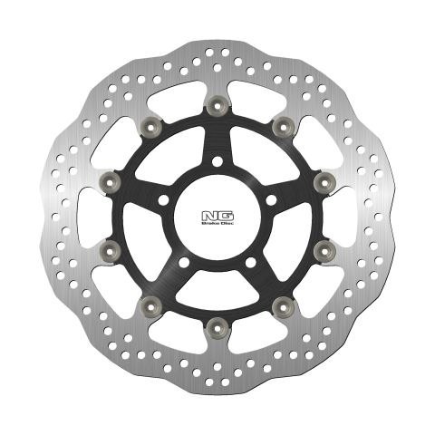 NG TARCZA HAMULCOWA PRZÓD TRIUMPH DAYTONA 955 '02-06, SPRINT 1050 '05-14 (320X78X4,5MM) (5X10,5MM) WAVE PŁYWAJĄCA (ŚRODEK ALUMIN