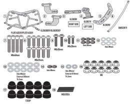 KAPPA 2024/06 STELAŻ KUFRÓW BOCZNYCH MONOKEY CAM SIDE BMW F 900 GS '24-, POD KUFRY KFR K'FORCE ALU