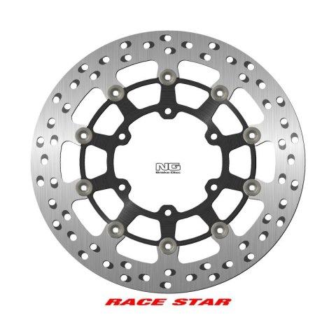 NG TARCZA HAMULCOWA PRZÓD RACE STAR PREMIUM SUZUKI GSX-R 600/750/1000 '08-'18 (310X102X5MM) (6X8,25MM) PŁYWAJĄCA (ŚRODEK ALUMINI