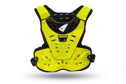 UFO OSŁONA KLATKI PIERSIOWEJ (ZBROJA) CHEST PROTECTOR REACTOR DZIECIĘCA / JUNIOR / KID KOLOR NEON ŻÓŁTY (CE LEVEL 2) - ZASTĘPUJE