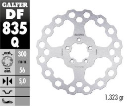 GALFER TARCZA HAMULCOWA PRZÓD HARLEY-DAVIDSON (300X56X5) CUBIQ