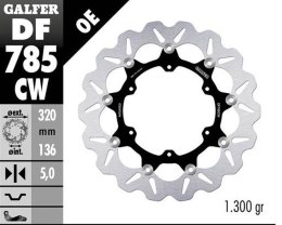 GALFER TARCZA HAMULCOWA PRZÓD KTM 1050 ADVENTURE '15-; 1090 ADVENTURE '17-; 1190R ADVENTURE '13-; 1290R/S/T SUPER ADVENTURE '15-