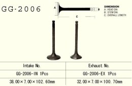 VESRAH ZAWÓR WYDECHOWY YAMAHA YFM 350 '87-'99 WOLVERINE/ BIG BEAR , SR 250 '80-82' (1 NA POJAZD) (OEM: 3Y1-12121-00,3Y1-12121-01