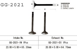 VESRAH ZAWÓR WYDECHOWY YAMAHA YFM 80 '85-'08 (OEM: 22K-12121-01,2D3-12121-00) (1SZT.) (MADE IN JAPAN)