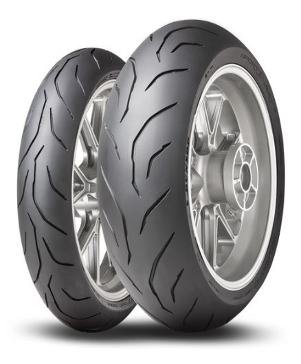 DUNLOP KOMPLET OPON (637884/24) 120/70ZR17 (58W) TL SPORTSMART MK4 PRZÓD DOT 2024 + (637886/24) 180/55ZR17 (73W) TL SPORTSMART M