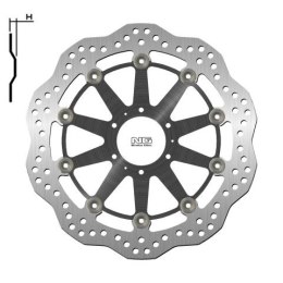 NG TARCZA HAMULCOWA PRZÓD HONDA XL 1000V 99-13, VFR CROSSRUNNER 800 '11-14 (296X62X5MM) (6X6,5MM) WAVE PŁYWAJĄCA (ŚRODEK ALUMINI