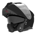 NOX FLIP-UP HELMET NOX KASK SZCZĘKOWY (FLIP-UP) Z BLENDĄ N967 SOLID KOLOR CZARNY POŁYSK ROZMIAR M