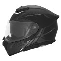 NOX FLIP-UP HELMET NOX KASK SZCZĘKOWY (FLIP-UP) Z BLENDĄ N967 SYNCHRO KOLOR CZARNY/BIAŁY/SZARY MAT ROZMIAR L