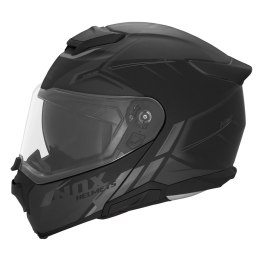 NOX FLIP-UP HELMET NOX KASK SZCZĘKOWY (FLIP-UP) Z BLENDĄ N967 SYNCHRO KOLOR CZARNY/TYTANOWY MAT ROZMIAR L