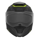 NOX FLIP-UP HELMET NOX KASK SZCZĘKOWY (FLIP-UP) Z BLENDĄ N967 SYNCHRO KOLOR CZARNY/ŻÓŁTY FLUO/SZARY MAT ROZMIAR L