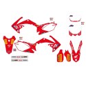 BLACKBIRD KOMPLET NAKLEJEK (OKLEIN) HONDA CRF 250R '10-'13; CRF 450R '09-'12 REPLICA TEAM HRC 24