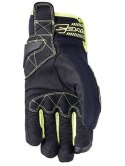 FIVE GLOVES RĘKAWICE TEKSTYLNE RS3 EVO KOLOR CZARNY/ŻÓLTY FLUO ROZMIAR 10