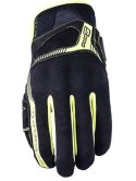 FIVE GLOVES RĘKAWICE TEKSTYLNE RS3 EVO KOLOR CZARNY/ŻÓLTY FLUO ROZMIAR 11