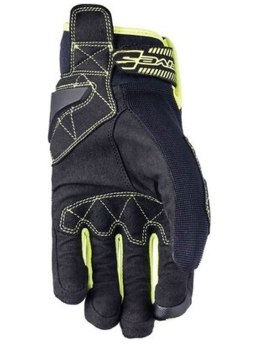 FIVE GLOVES RĘKAWICE TEKSTYLNE RS3 EVO KOLOR CZARNY/ŻÓLTY FLUO ROZMIAR 11