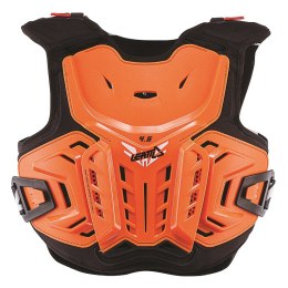 LEATT OSŁONA KLATKI PIERSIOWEJ (BUZER) CHEST PROTECTOR 4.5 JUNIOR (DZIECIĘCA) KOLOR POMARAŃCZOWY/BIAŁY (134-146 cm)