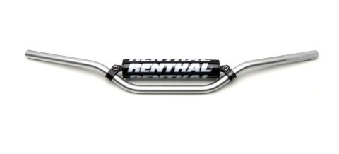 RENTHAL KIEROWNICA 7/8 CALA (22MM) MX HANDLEBAR SILVER JIMMY BUTTON PADDED KOLOR SREBRNY Z GĄBKĄ