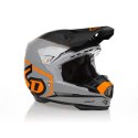 6D HELMETS KASK CROSS/ENDURO MODEL ATR-2 DELTA NEON ORANGE KOLOR CZARNY/SZARY/POMARAŃCZOWY ROZMIAR L ( 58 - 59 CM )