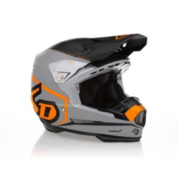 6D HELMETS KASK CROSS/ENDURO MODEL ATR-2 DELTA NEON ORANGE KOLOR CZARNY/SZARY/POMARAŃCZOWY ROZMIAR L ( 58 - 59 CM )