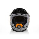 6D HELMETS KASK CROSS/ENDURO MODEL ATR-2 DELTA NEON ORANGE KOLOR CZARNY/SZARY/POMARAŃCZOWY ROZMIAR L ( 58 - 59 CM )