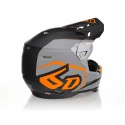 6D HELMETS KASK CROSS/ENDURO MODEL ATR-2 DELTA NEON ORANGE KOLOR CZARNY/SZARY/POMARAŃCZOWY ROZMIAR L ( 58 - 59 CM )