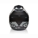 6D HELMETS KASK CROSS/ENDURO MODEL ATR-2 FUSION BLACK KOLOR CZARNY/SZARY ROZMIAR L ( 58 - 59 CM )