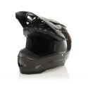 6D HELMETS KASK CROSS/ENDURO MODEL ATR-3 SOLID GLOSS BLACK KOLOR CZARNY/SZARY ROZMIAR L ( 58 - 59 CM )