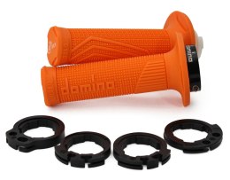 DOMINO MANETKI (GRIPY) OFF ROAD D-LOCK (Z ADAPTERAMI ROLGAZU - KTM, HUSQVARNA, GASGAS, HONDA, KAWASAKI, SUZUKI, YAMAHA) KOLOR PO