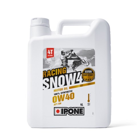 IPONE SNOW RACING 4T 0W40 OLEJ DO SKUTERÓW ŚNIEŻNYCH 100% SYNTETYK 4L (-45ST.C) (AKC) (6)