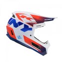 KENNY RACING KASK CROSS/ENDURO MODEL PERFORMANCE ERT GRAPHIC PATRIOT KOLOR BIAŁY/CZERWONY/NIEBIESKI ROZMIAR L ( 59 - 60 CM )