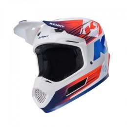 KENNY RACING KASK CROSS/ENDURO MODEL PERFORMANCE ERT GRAPHIC PATRIOT KOLOR BIAŁY/CZERWONY/NIEBIESKI ROZMIAR L ( 59 - 60 CM )